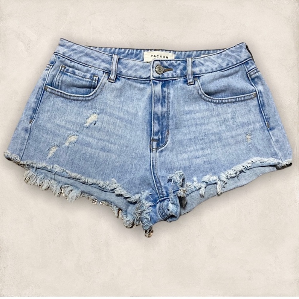 Pacsun distressed booty jeans shorts